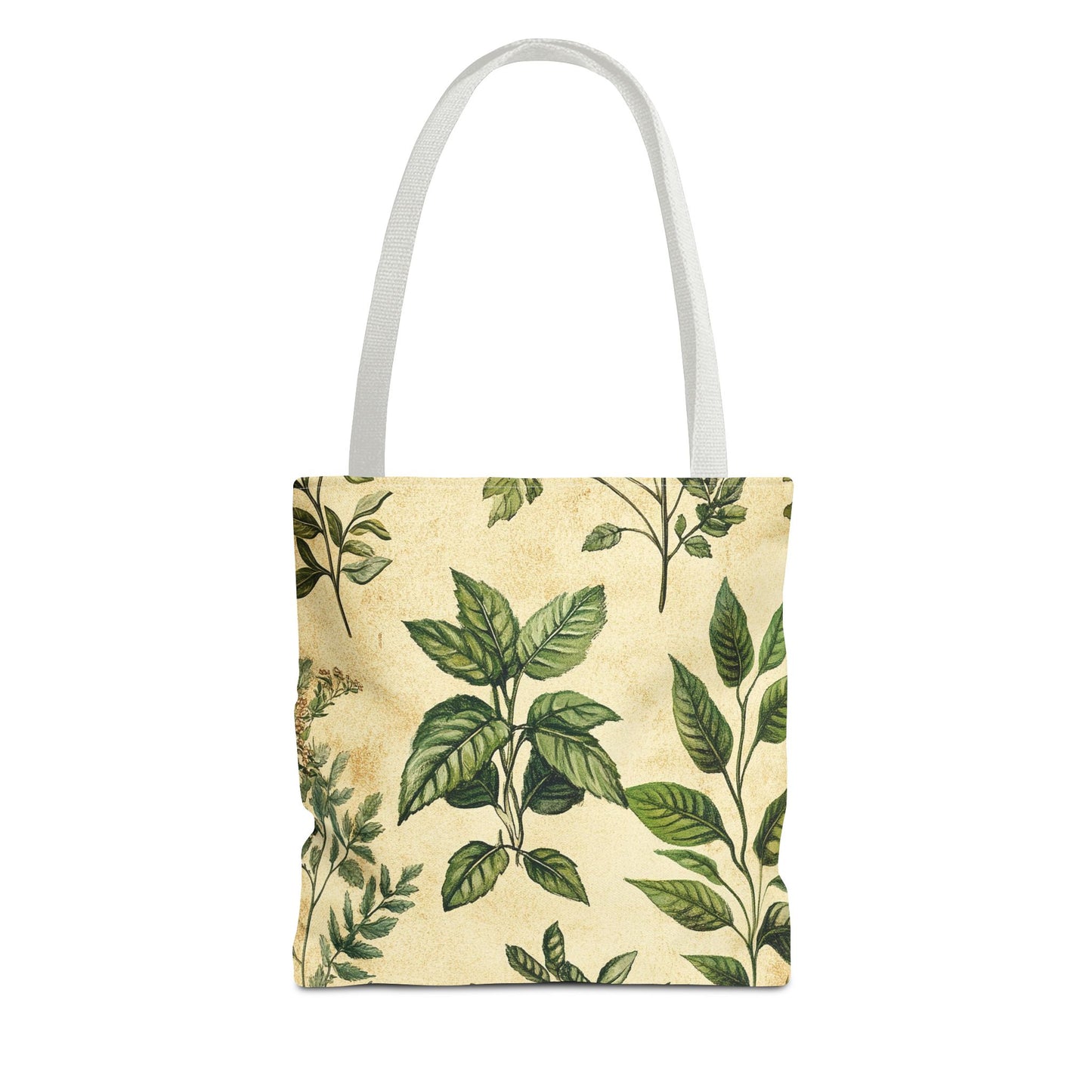 Vintage Floral Tote Bag — Botanical Garden Print AOP
