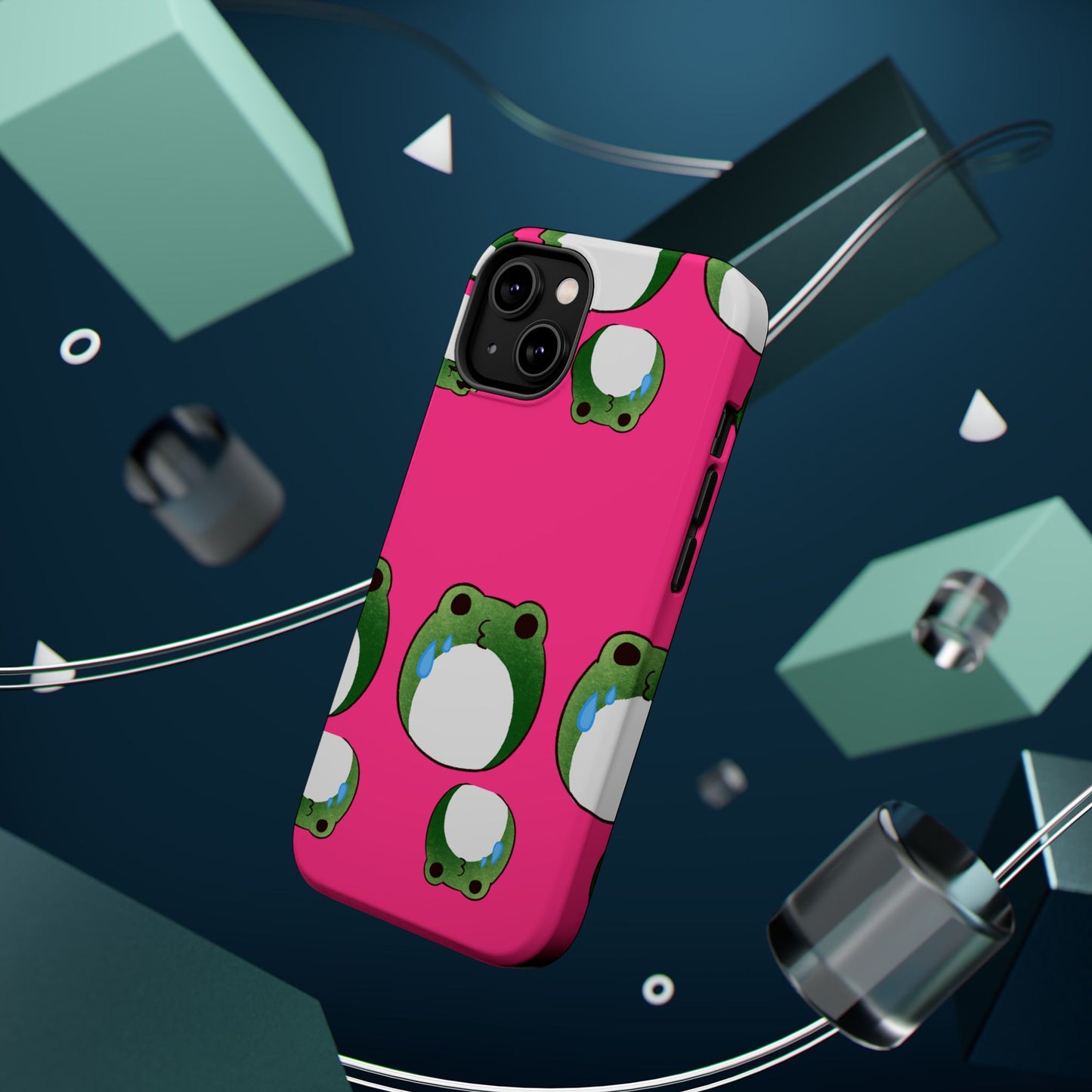 Colorful Frog Phone Case, Cute Protective Phone Cover, Fun Kawaii Mobile Accessories.