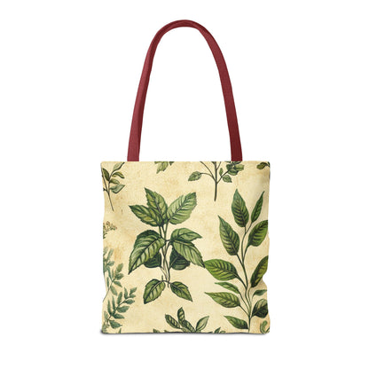 Vintage Floral Tote Bag — Botanical Garden Print AOP