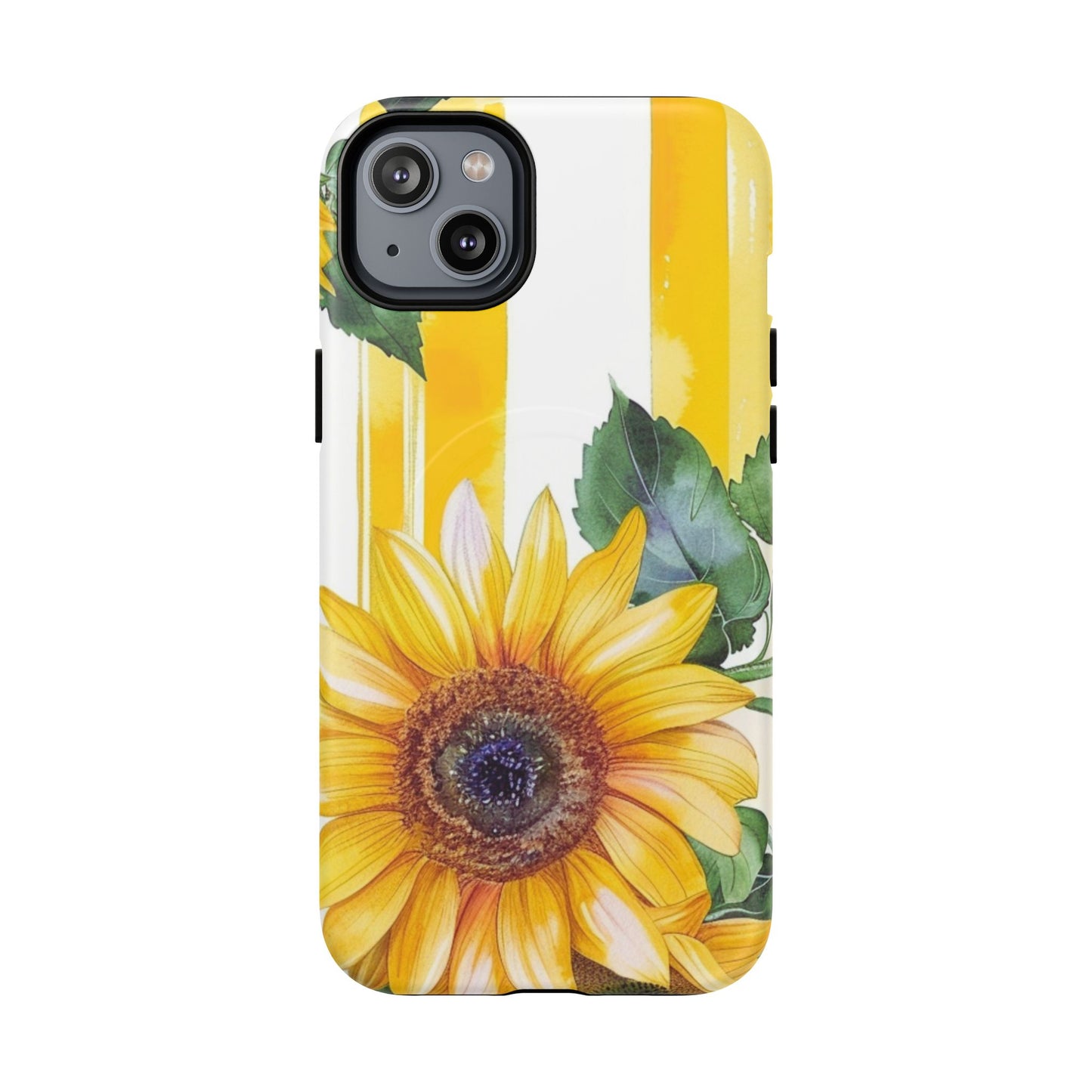 Sunflower Tough Magnetic Phone Case — Bright Floral Protective Cover
