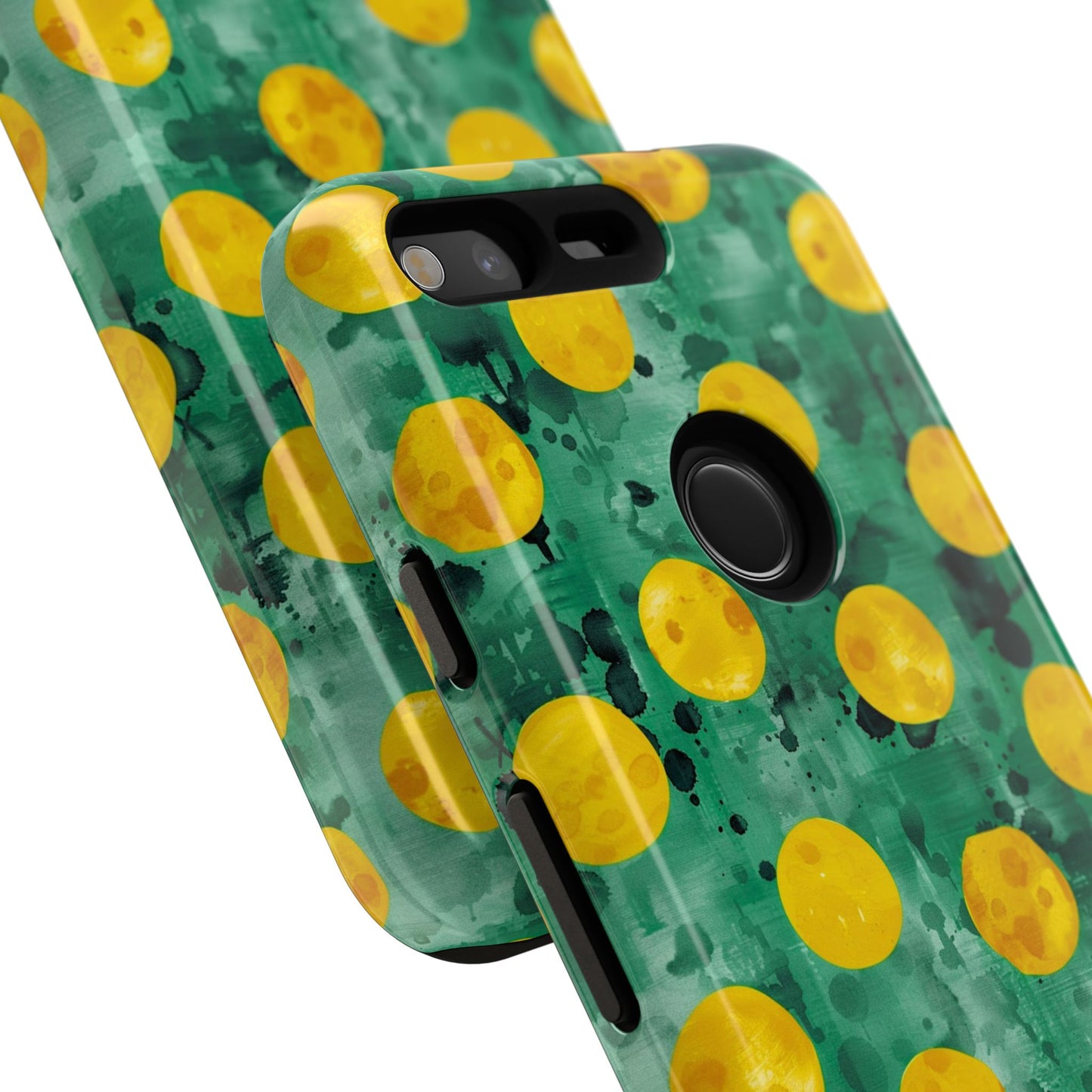 Tough Cases With a Green Color And Yellow ,A Perfect Gift For A Girl