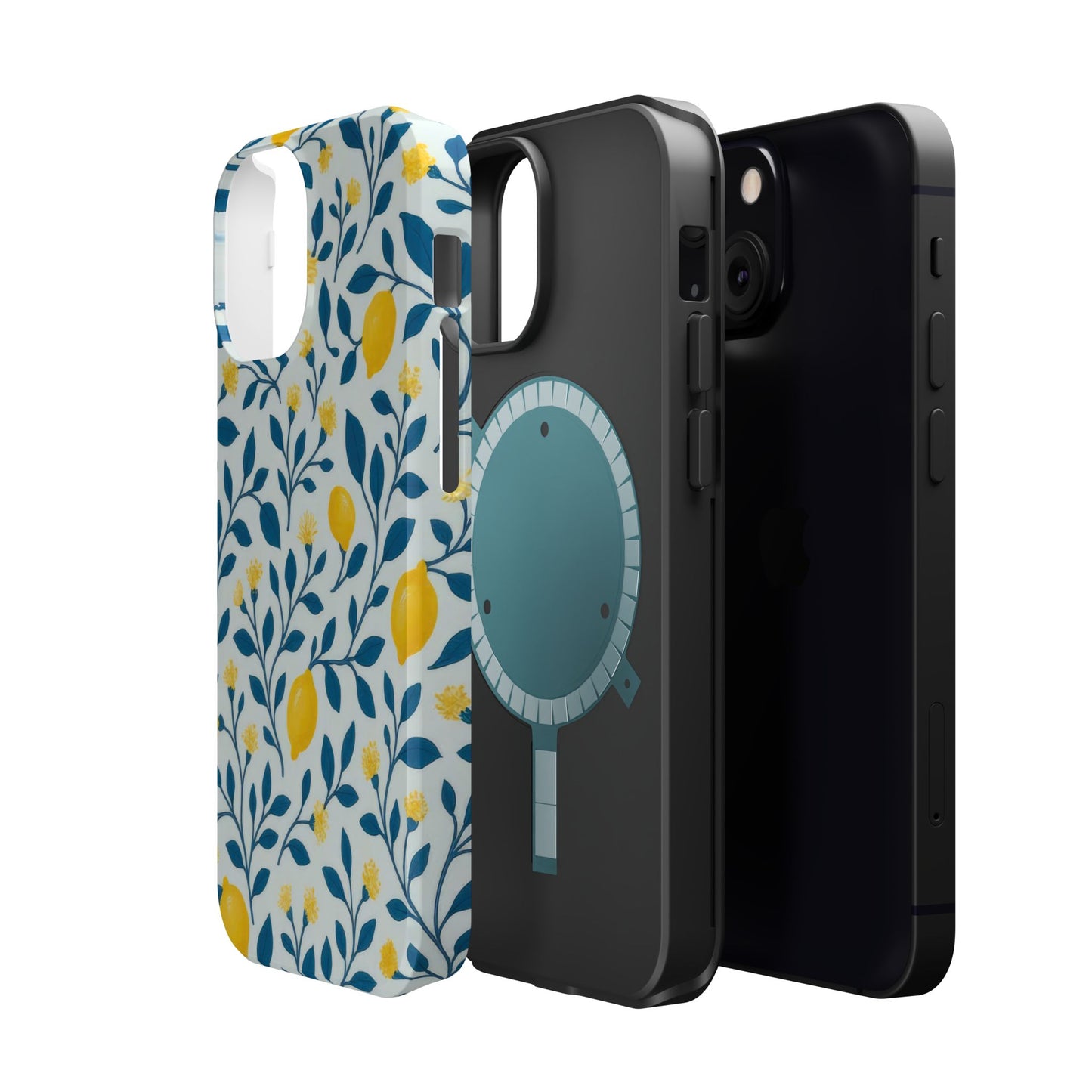 Phone Case — Lemon Branch Magnetic Impact-Resistant Case IPhone Case For Girl,Summer Vibes.