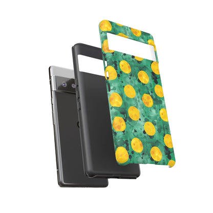 Tough Cases With a Green Color And Yellow ,A Perfect Gift For A Girl
