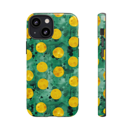 Tough Cases With a Green Color And Yellow ,A Perfect Gift For A Girl