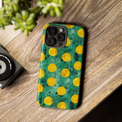 Tough Cases With a Green Color And Yellow ,A Perfect Gift For A Girl