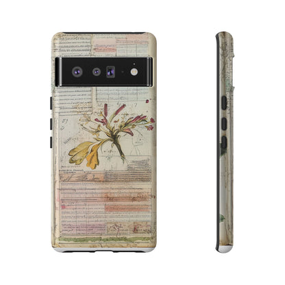 Vintage Botanical Tough Case — Floral Collage Phone Cover