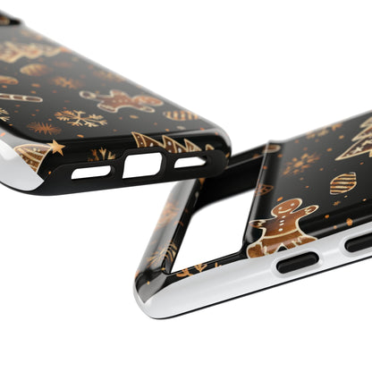 Christmas Cookie Phone Case,Black And Gold ,Case Holidays Case