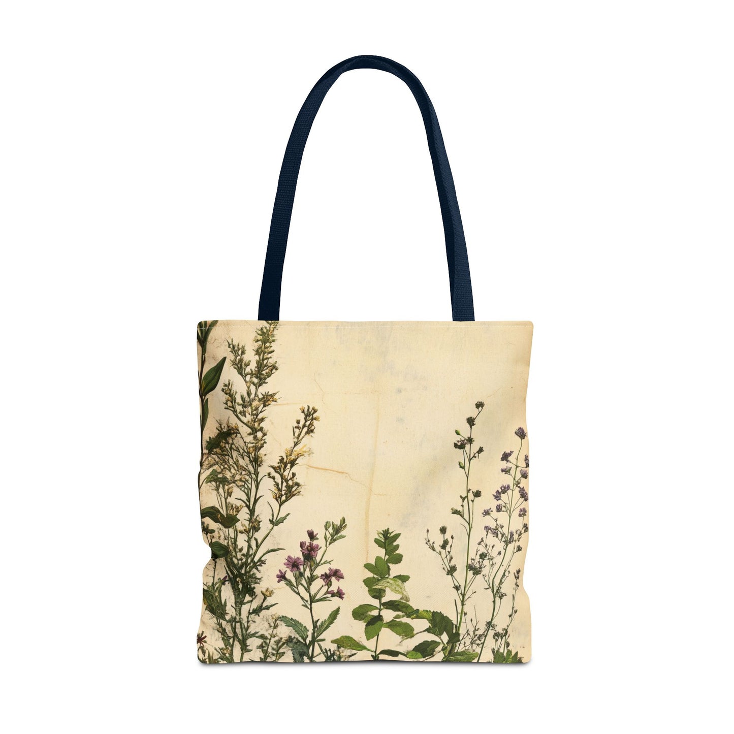 Vintage Floral Tote Bag — Botanical Garden Print AOP
