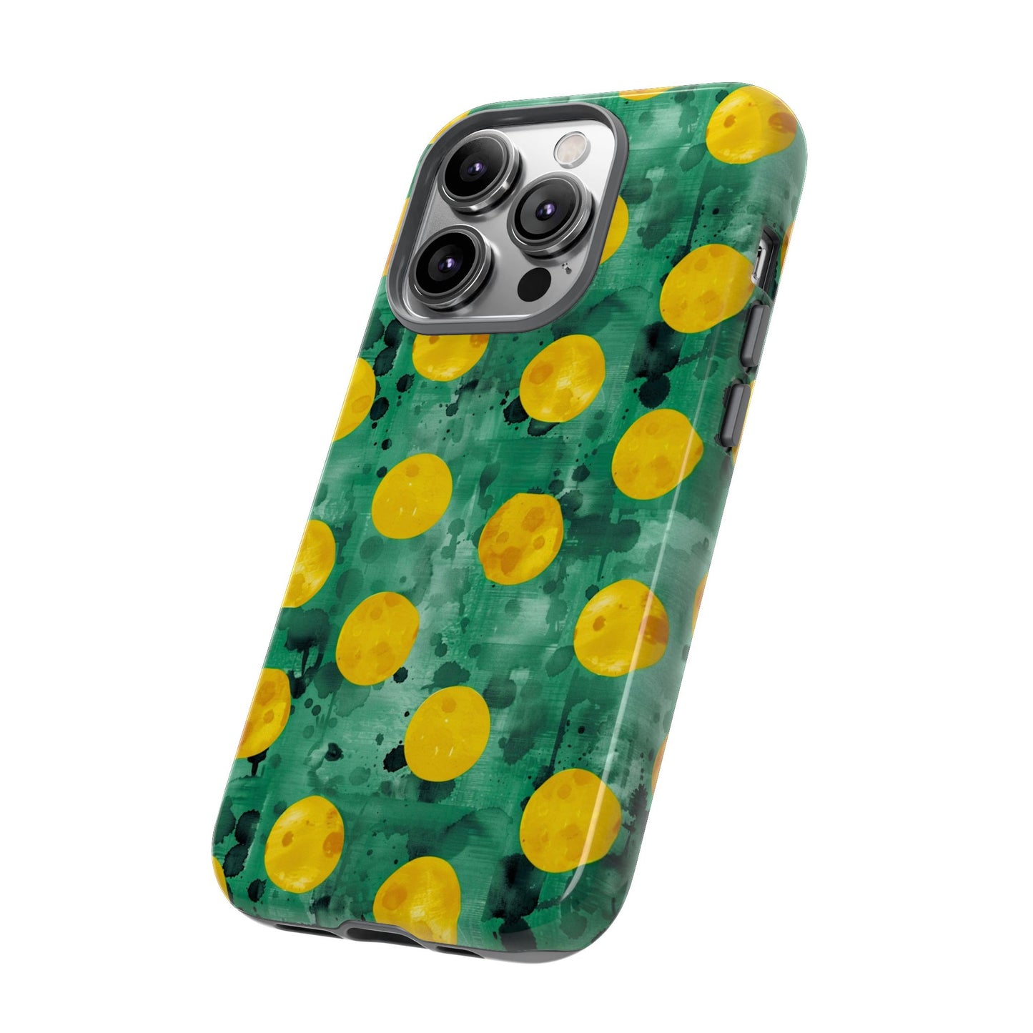 Tough Cases With a Green Color And Yellow ,A Perfect Gift For A Girl