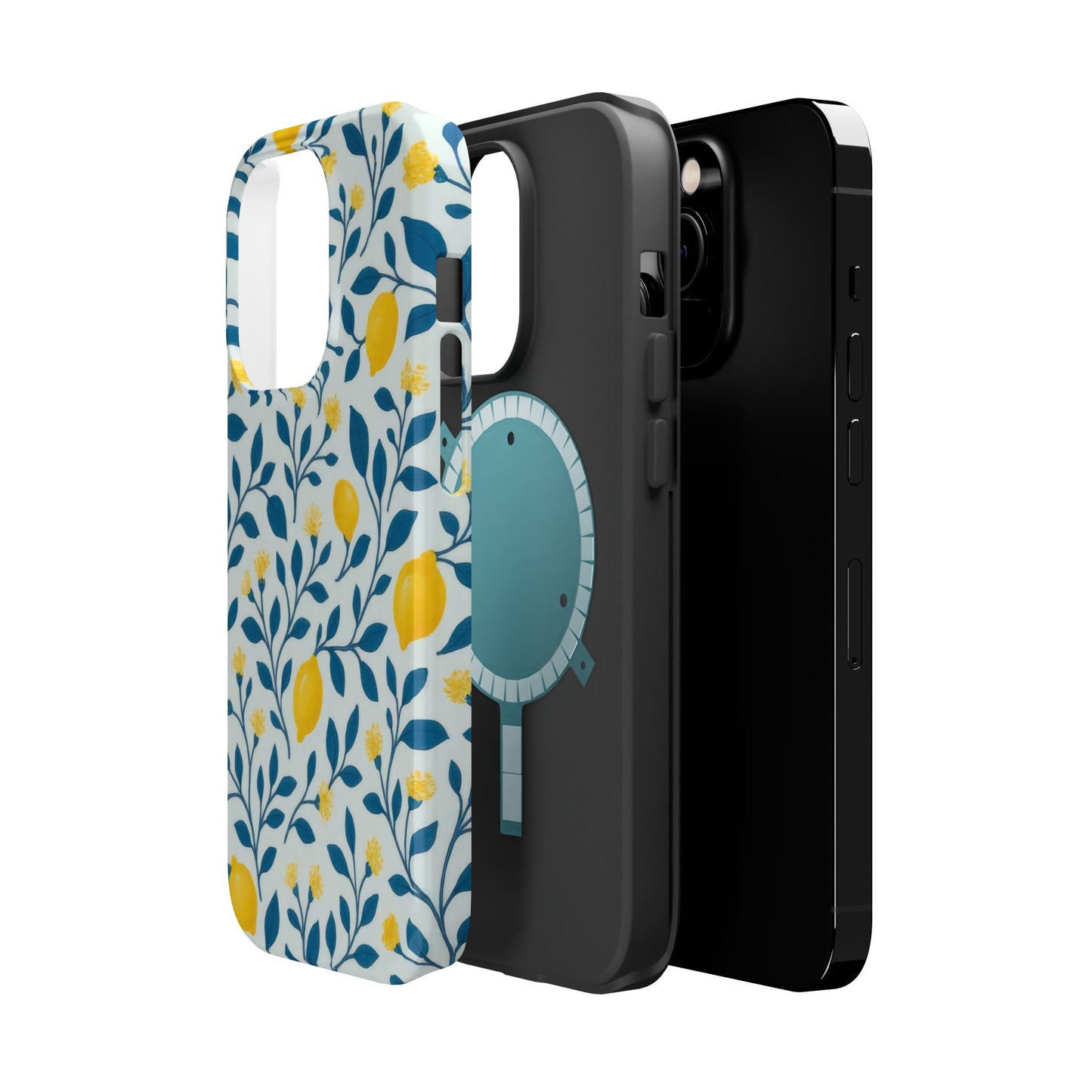 Phone Case — Lemon Branch Magnetic Impact-Resistant Case IPhone Case For Girl,Summer Vibes.
