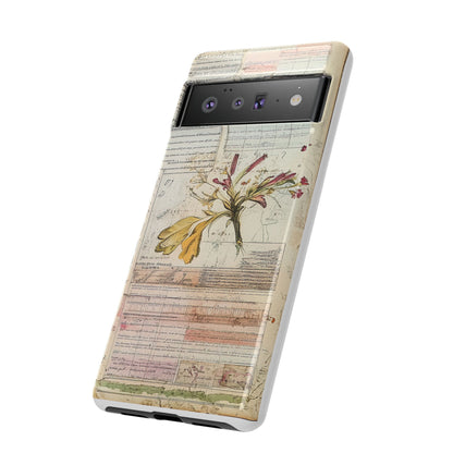 Vintage Botanical Tough Case — Floral Collage Phone Cover