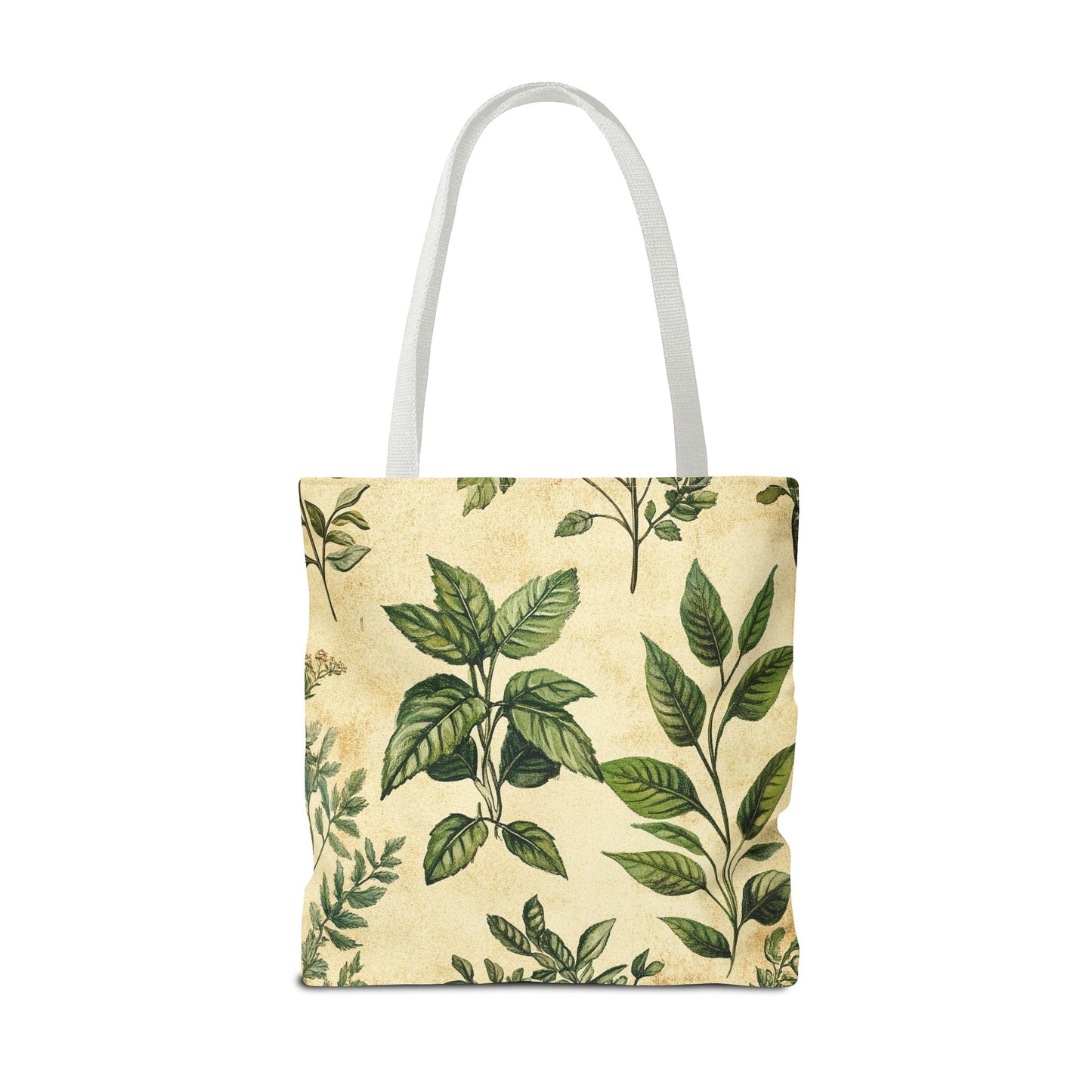 Vintage Floral Tote Bag — Botanical Garden Print AOP