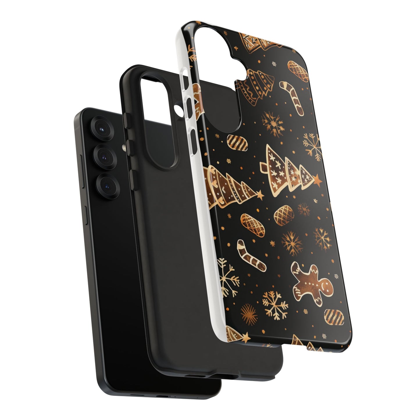 Christmas Cookie Phone Case,Black And Gold ,Case Holidays Case