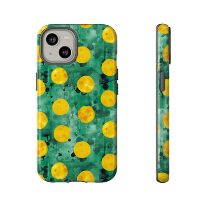 Tough Cases With a Green Color And Yellow ,A Perfect Gift For A Girl