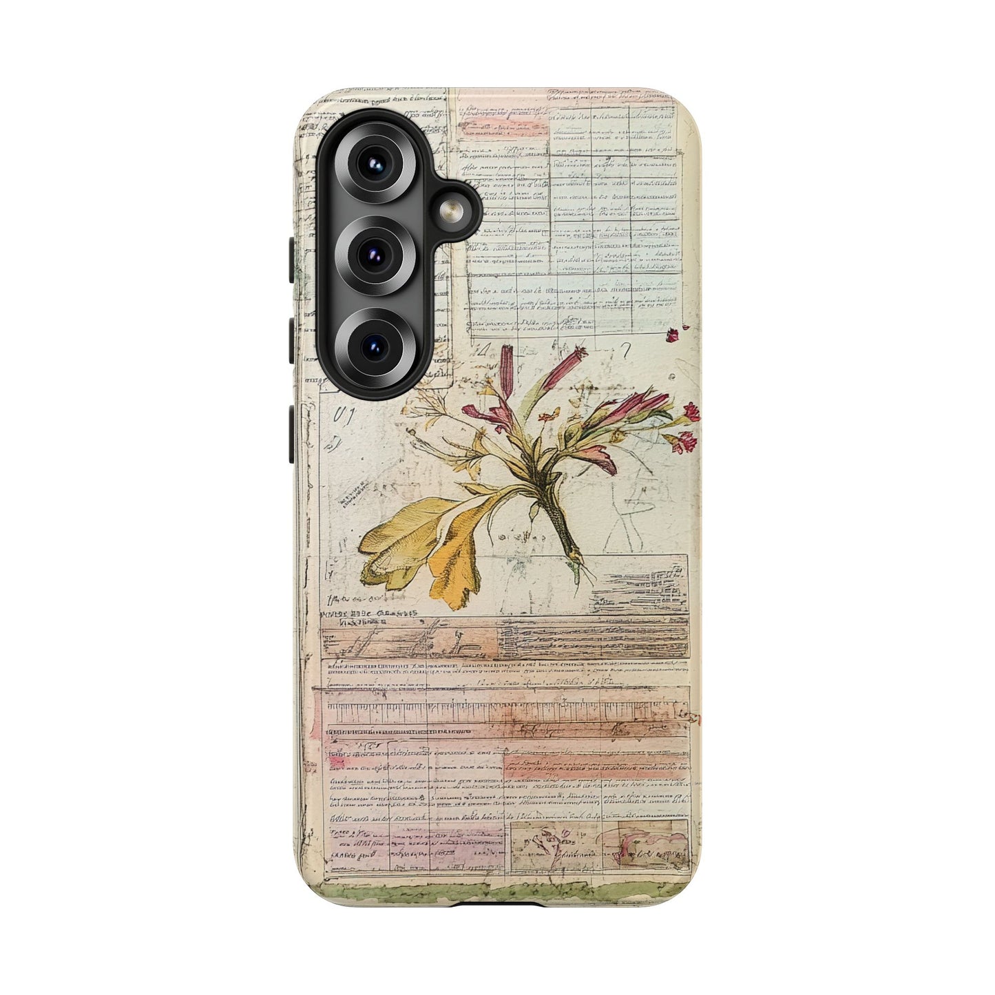 Vintage Botanical Tough Case — Floral Collage Phone Cover