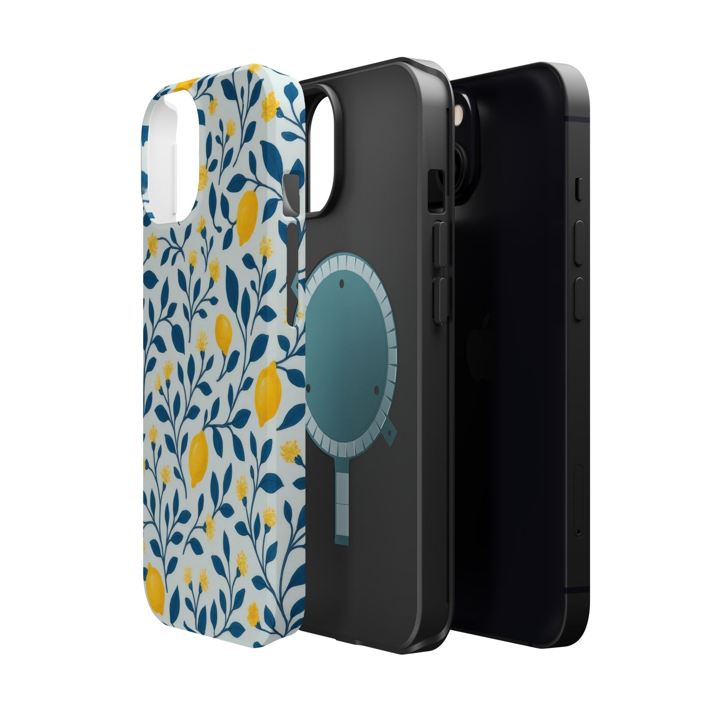 Phone Case — Lemon Branch Magnetic Impact-Resistant Case IPhone Case For Girl,Summer Vibes.