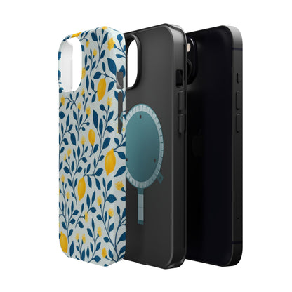 Phone Case — Lemon Branch Magnetic Impact-Resistant Case IPhone Case For Girl,Summer Vibes.