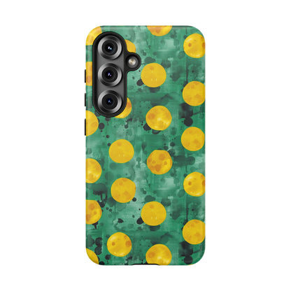 Tough Cases With a Green Color And Yellow ,A Perfect Gift For A Girl