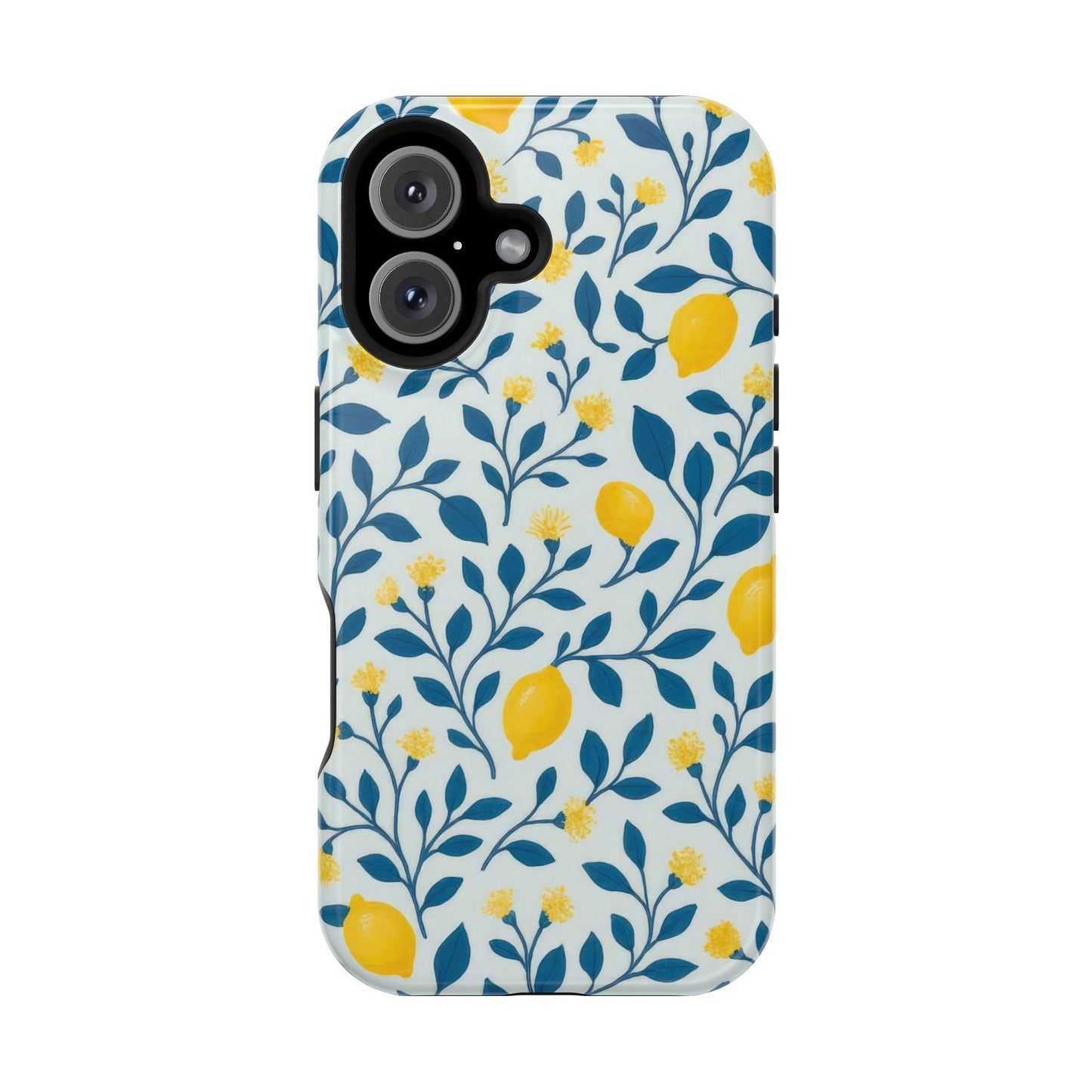 Phone Case — Lemon Branch Magnetic Impact-Resistant Case IPhone Case For Girl,Summer Vibes.