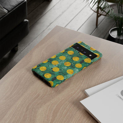 Tough Cases With a Green Color And Yellow ,A Perfect Gift For A Girl