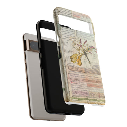 Vintage Botanical Tough Case — Floral Collage Phone Cover