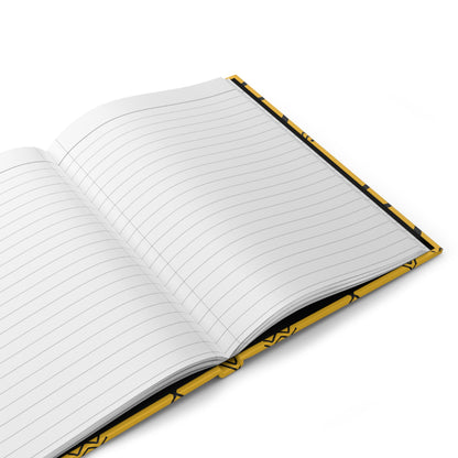 Vibrant Pattern Hardcover Journal, Ethnic Design Notebook for Writers, Artistic Gift for Students, Unique Journal for Creativity