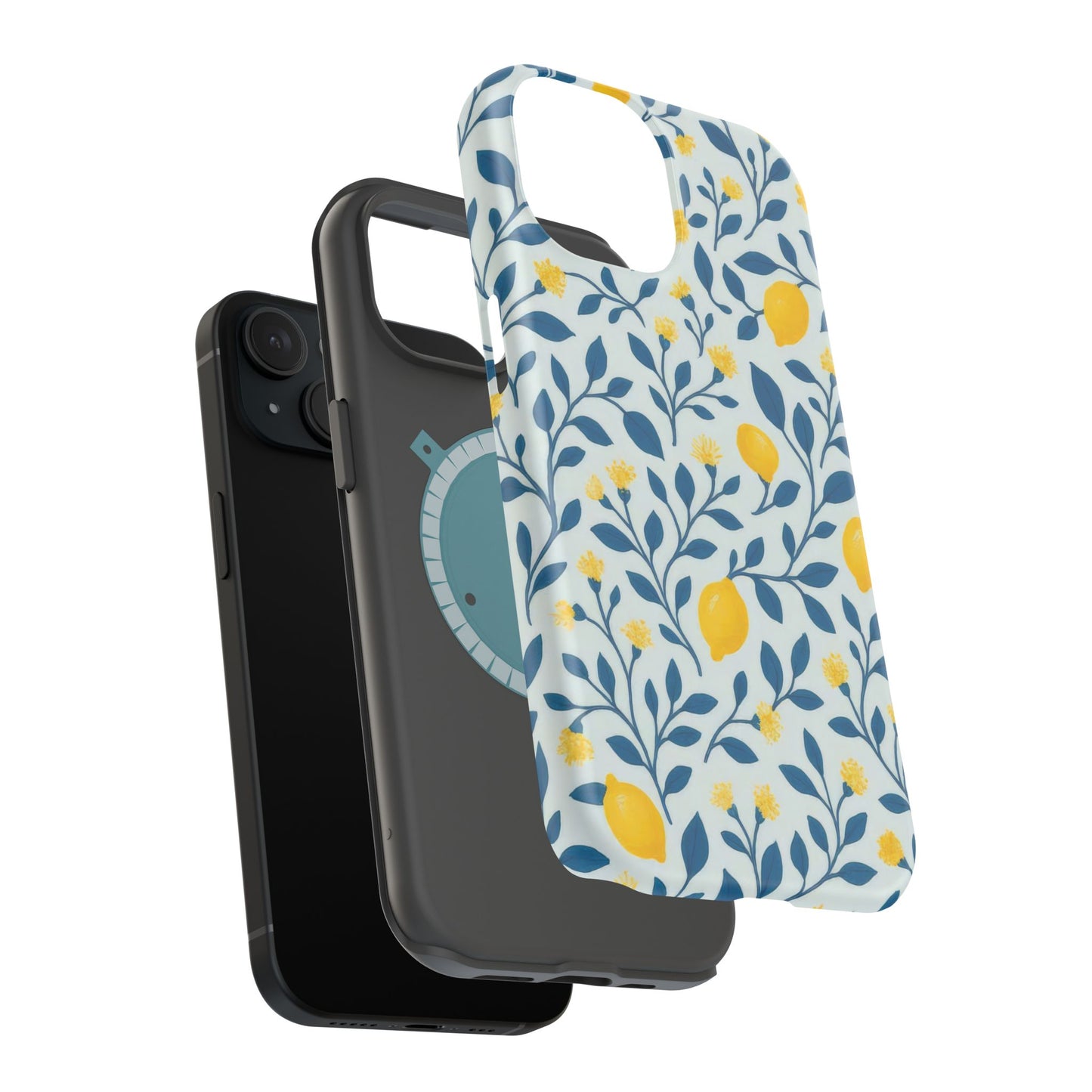 Phone Case — Lemon Branch Magnetic Impact-Resistant Case IPhone Case For Girl,Summer Vibes.