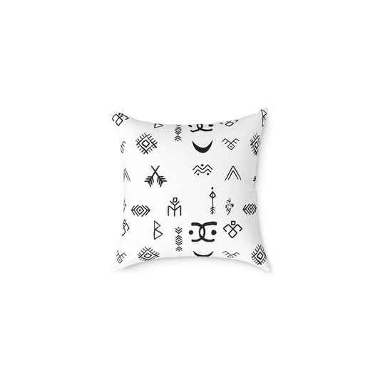 Stylish Geometric Print Pillow, Modern Home Decor.