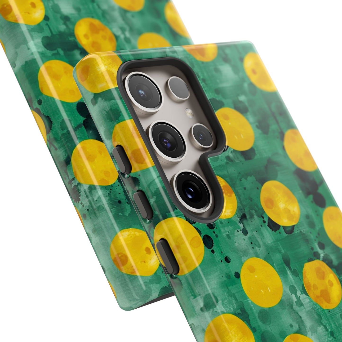 Tough Cases With a Green Color And Yellow ,A Perfect Gift For A Girl
