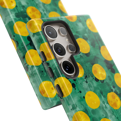 Tough Cases With a Green Color And Yellow ,A Perfect Gift For A Girl