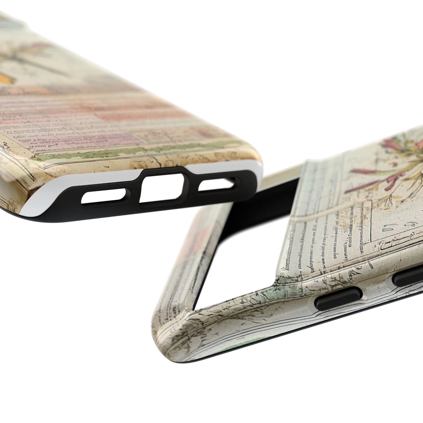 Vintage Botanical Tough Case — Floral Collage Phone Cover