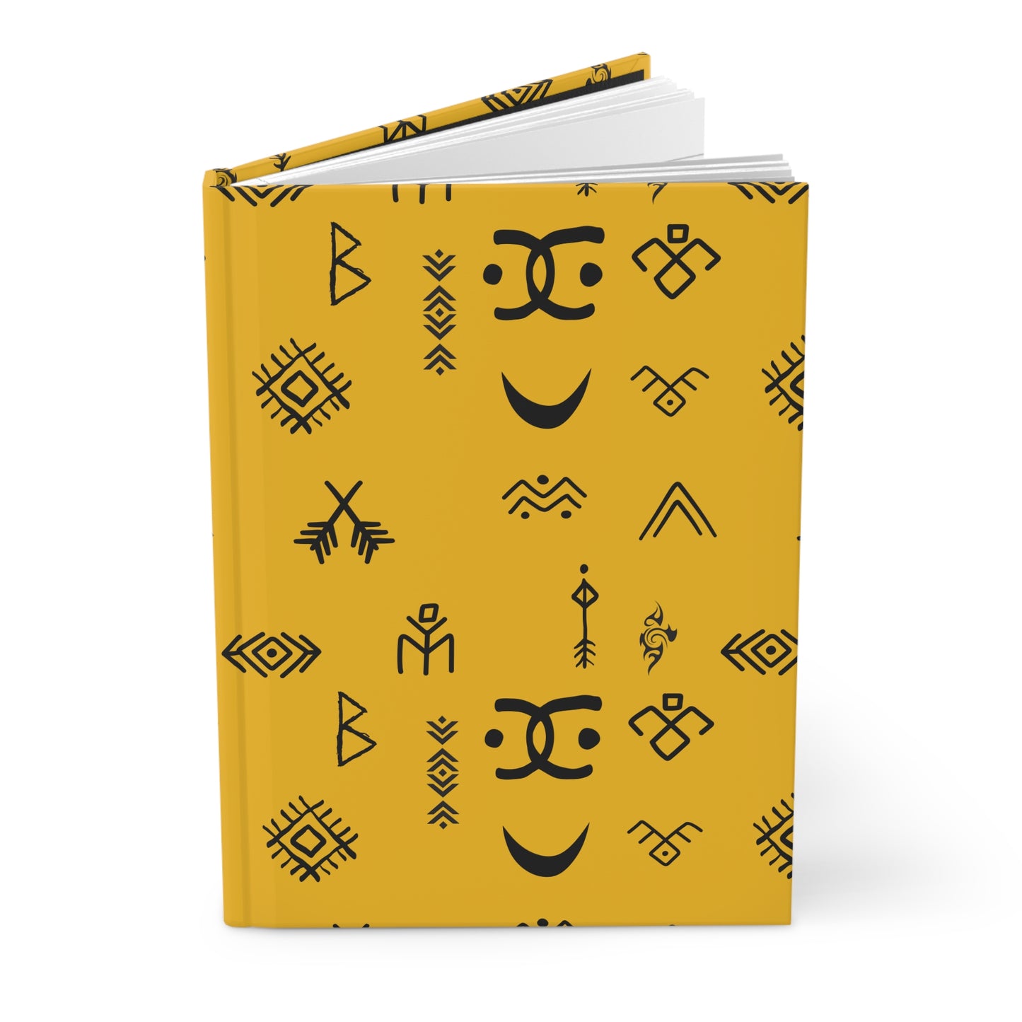 Vibrant Pattern Hardcover Journal, Ethnic Design Notebook for Writers, Artistic Gift for Students, Unique Journal for Creativity