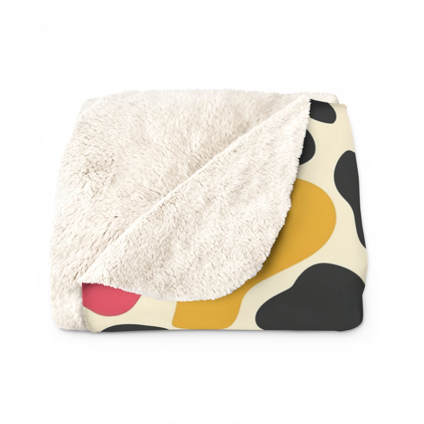 Sherpa Fleece Blanket with Multicolors