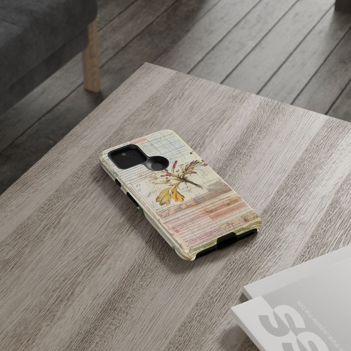 Vintage Botanical Tough Case — Floral Collage Phone Cover