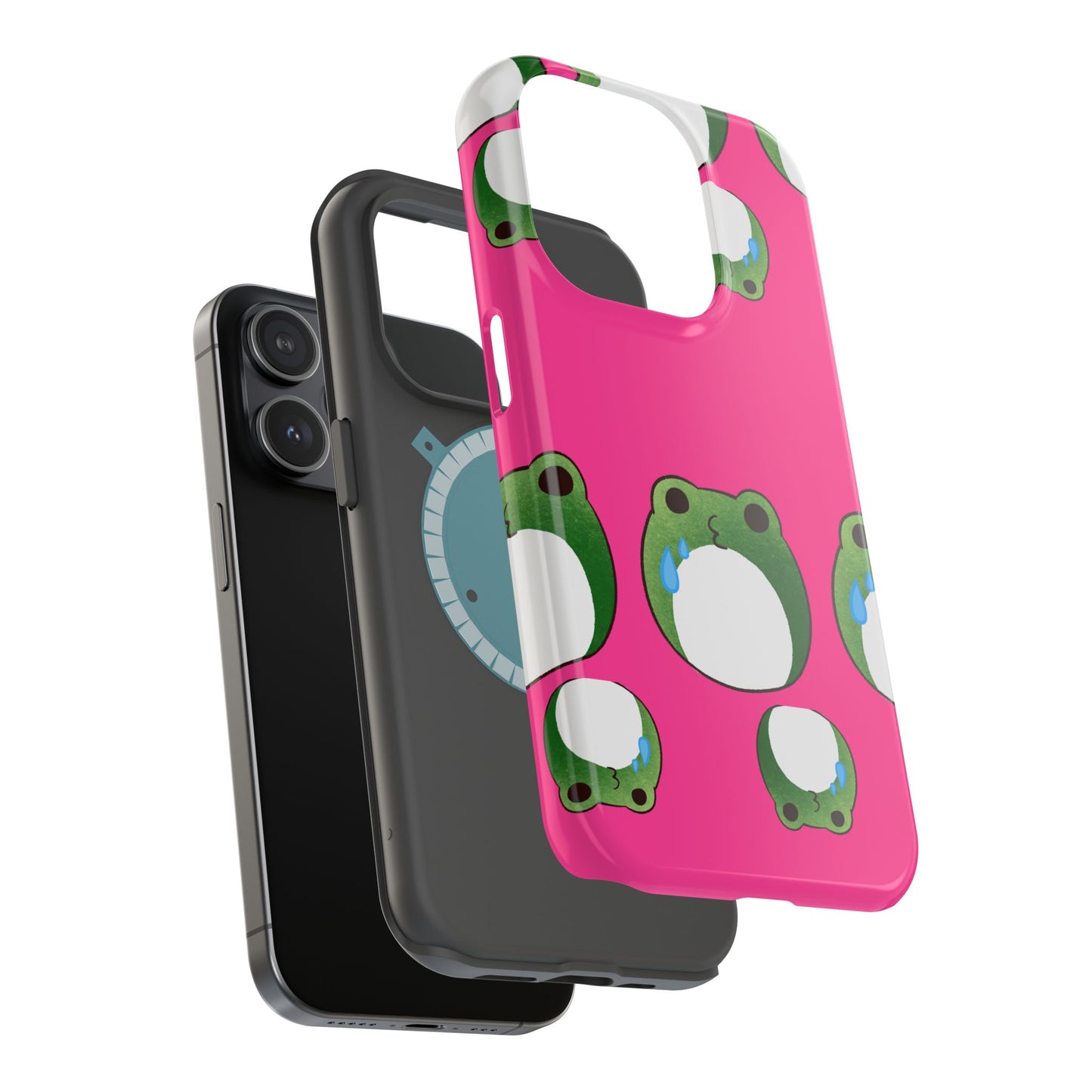Colorful Frog Phone Case, Cute Protective Phone Cover, Fun Kawaii Mobile Accessories.