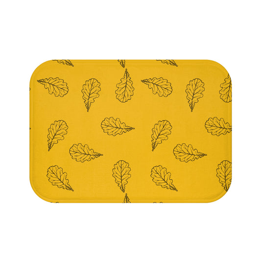 Vibrant Leaf Bath Mat, Cozy Bathroom Decor, Autumn Vibes, Nature Inspired, Home Essentials, Gift for Housewarming