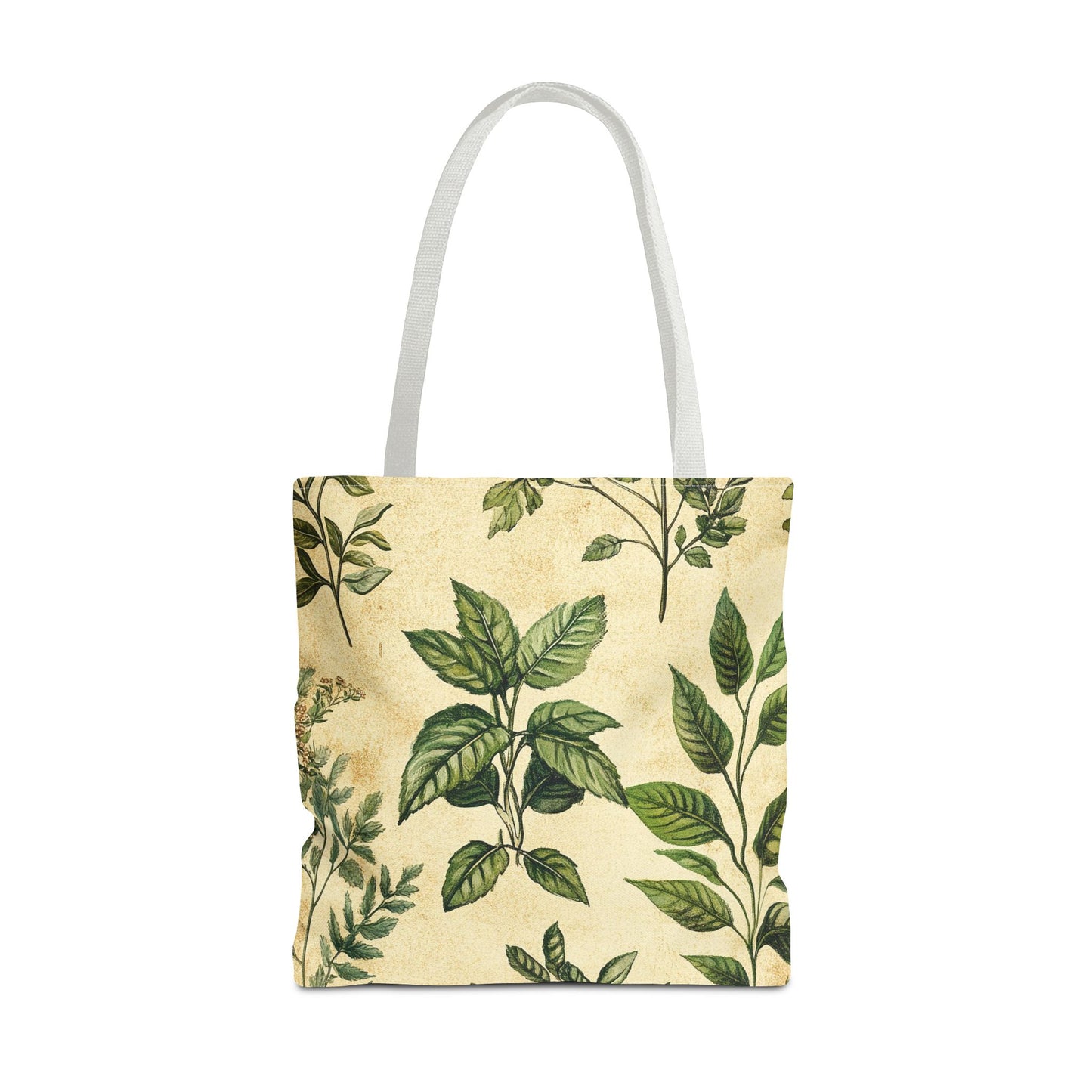 Vintage Floral Tote Bag — Botanical Garden Print AOP