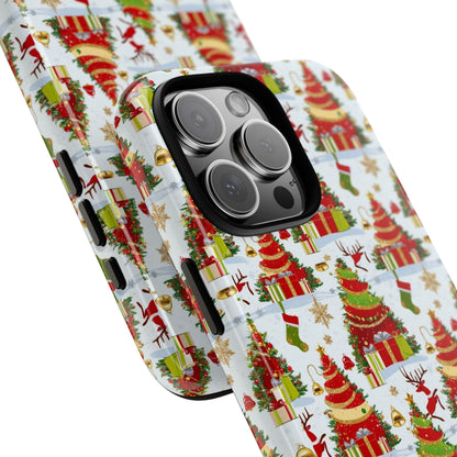 Festive Phone Case for Holiday Cheer, Christmas Gift, Phone Cover, Winter Decoration, Santa Claus Design