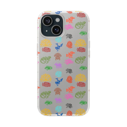 Colorful Animal Flexi Cases for Phones | Gift for Animal Lovers