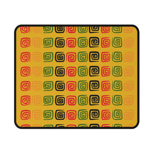 Colorful Spiral Non-Slip Gaming Mouse Pad, Desk Accessory, Gamer Gift, Office Decor, Computer Accessories, Gaming Setup