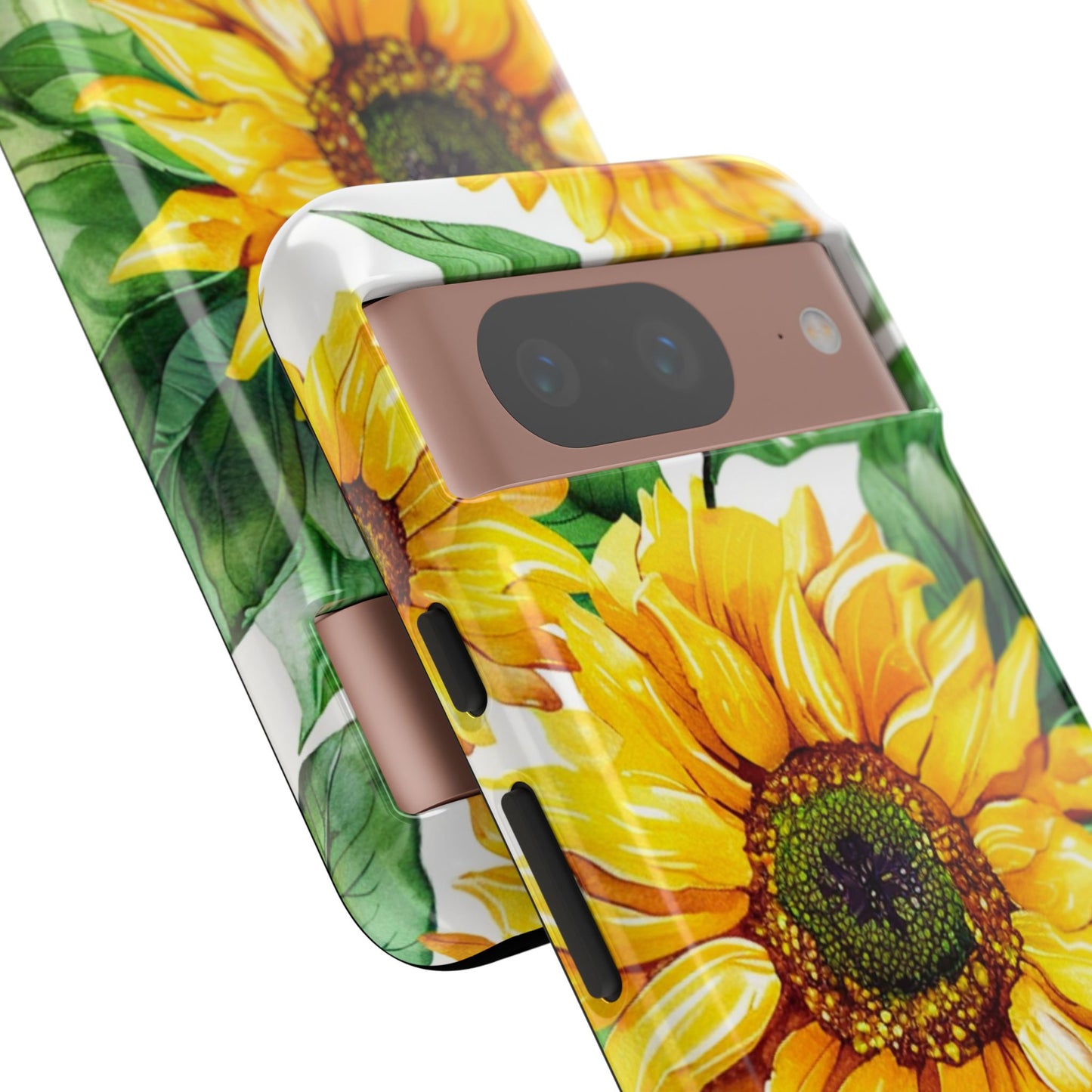 Sunflower Tough Phone Case — Bright Floral Protective Cover