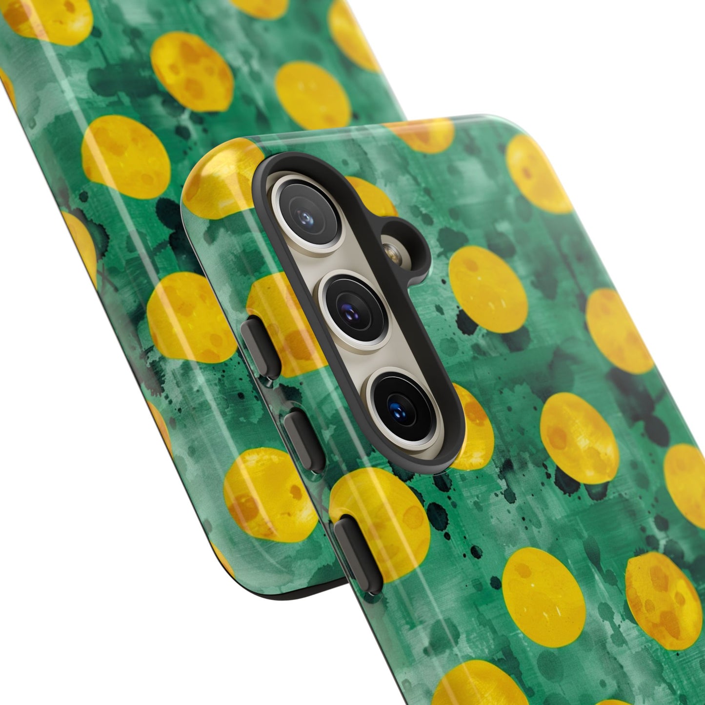 Tough Cases With a Green Color And Yellow ,A Perfect Gift For A Girl