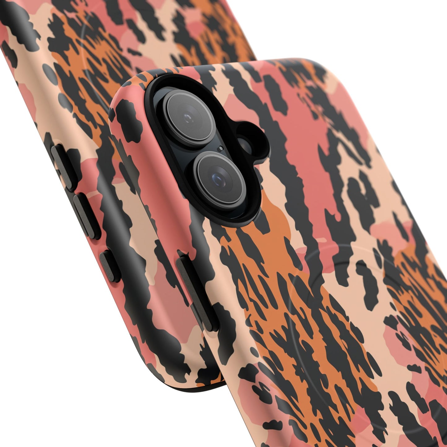 Leopard Print Tough Magnetic Phone Case — Slim Protective iPhone Cover
