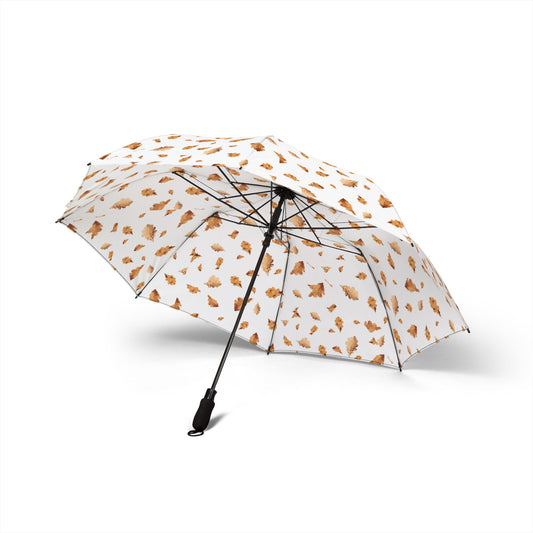 Autumn  Umbrella, Foldable Umbrella, Cute Rain Gear, Gift for Her, Waterproof Umbrella with Bow Design
