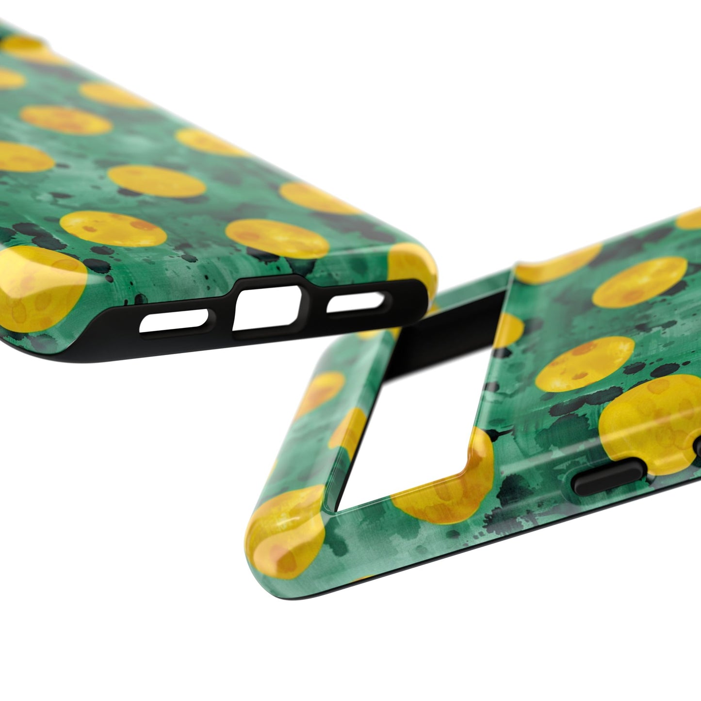 Tough Cases With a Green Color And Yellow ,A Perfect Gift For A Girl