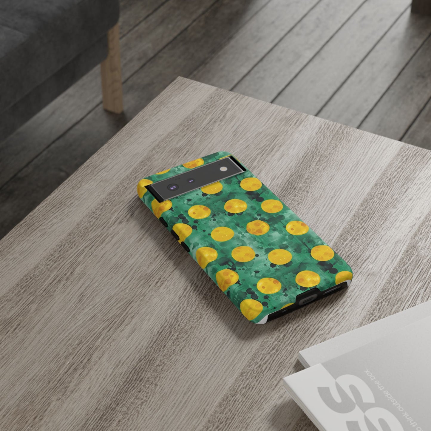 Tough Cases With a Green Color And Yellow ,A Perfect Gift For A Girl