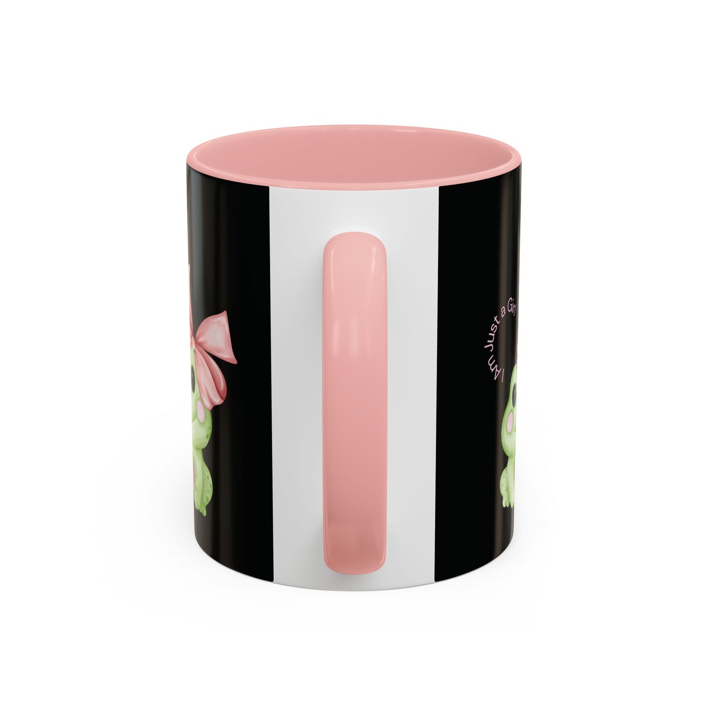 Cute Frog Accent Coffee Mug - Perfect for Girls, Gift for Coffee Lovers, Funny Frog Mug, Animal Lover Gift, Office Mug