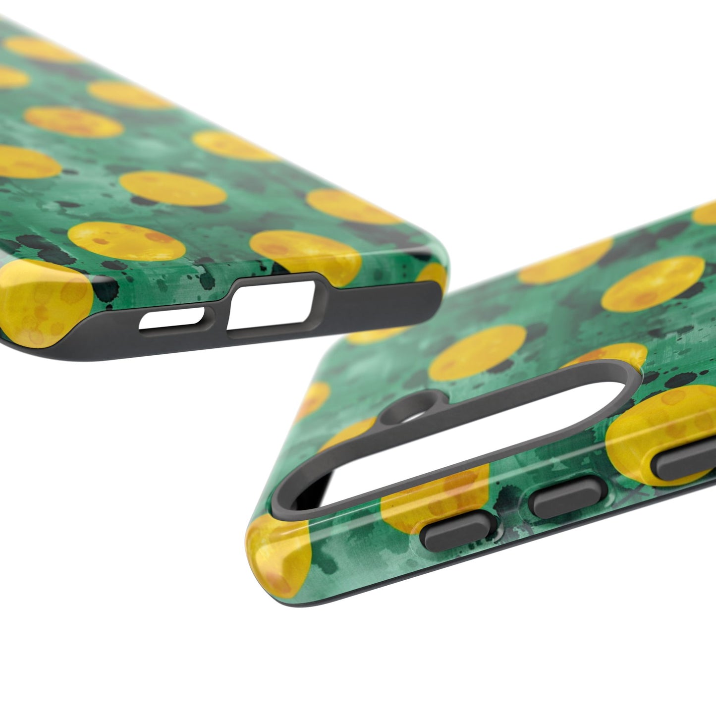 Tough Cases With a Green Color And Yellow ,A Perfect Gift For A Girl
