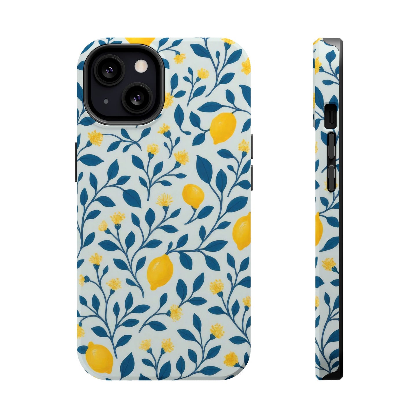 Phone Case — Lemon Branch Magnetic Impact-Resistant Case IPhone Case For Girl,Summer Vibes.