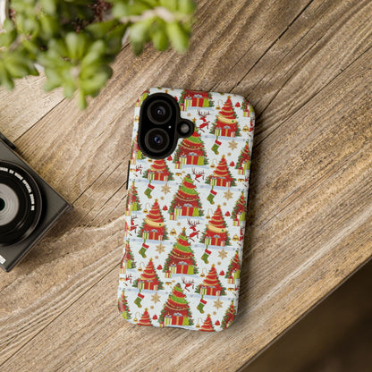 Festive Phone Case for Holiday Cheer, Christmas Gift, Phone Cover, Winter Decoration, Santa Claus Design